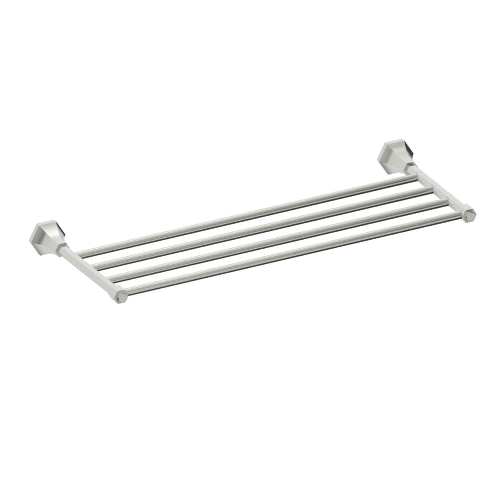 Kartners - PISA - Towel Shelf-Brushed Nickel - Brushed Nickel