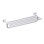 Kartners - PISA - Towel Shelf with Bathroom Towel Bar-Polished Chrome - Polished Chrome