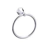 Kartners - PISA - Round Towel Ring-Polished Chrome - Polished Chrome