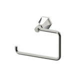 Kartners - PISA - Towel Ring (Left)-Brushed Nickel - Brushed Nickel