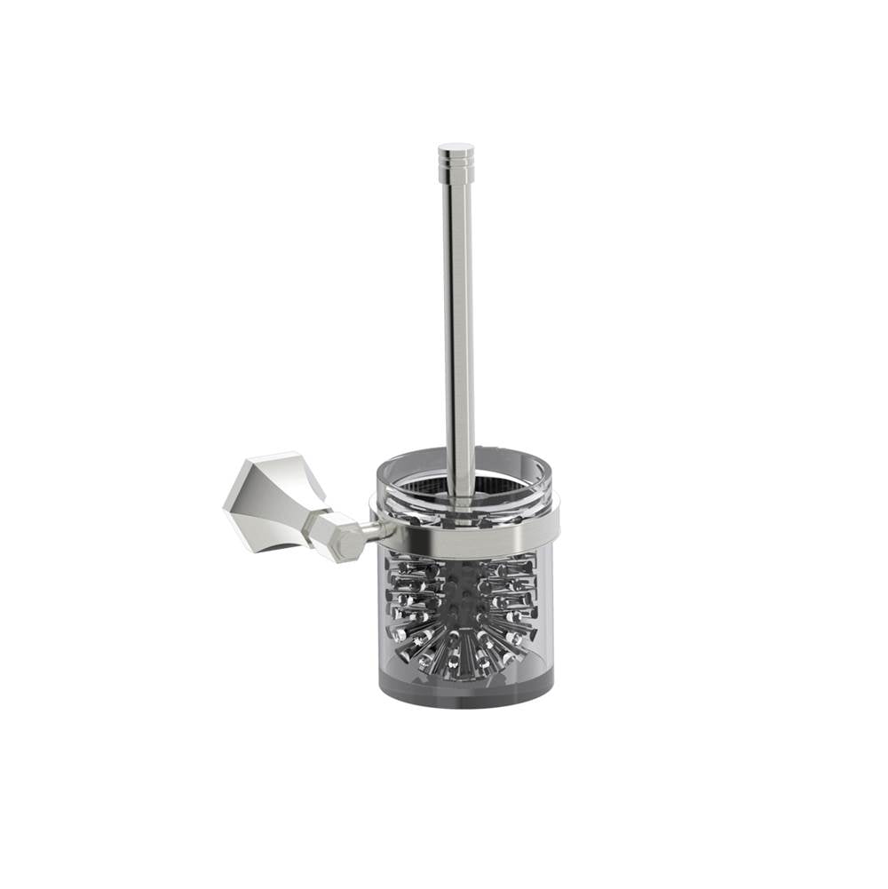 Kartners - PISA - Toilet Brush Set-Brushed Nickel - Brushed Nickel