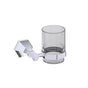 Kartners - PISA - Bathroom Tumbler Cup & Toothbrush Holder-Polished Chrome - Polished Chrome
