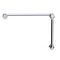 Kartners - PISA - 12-inch x 18-inch Offset Shower Door Handles -Polished Chrome - Polished Chrome