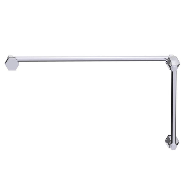 Kartners - PISA - 12-inch x 24-inch Offset Shower Door Handles -Polished Chrome - Polished Chrome