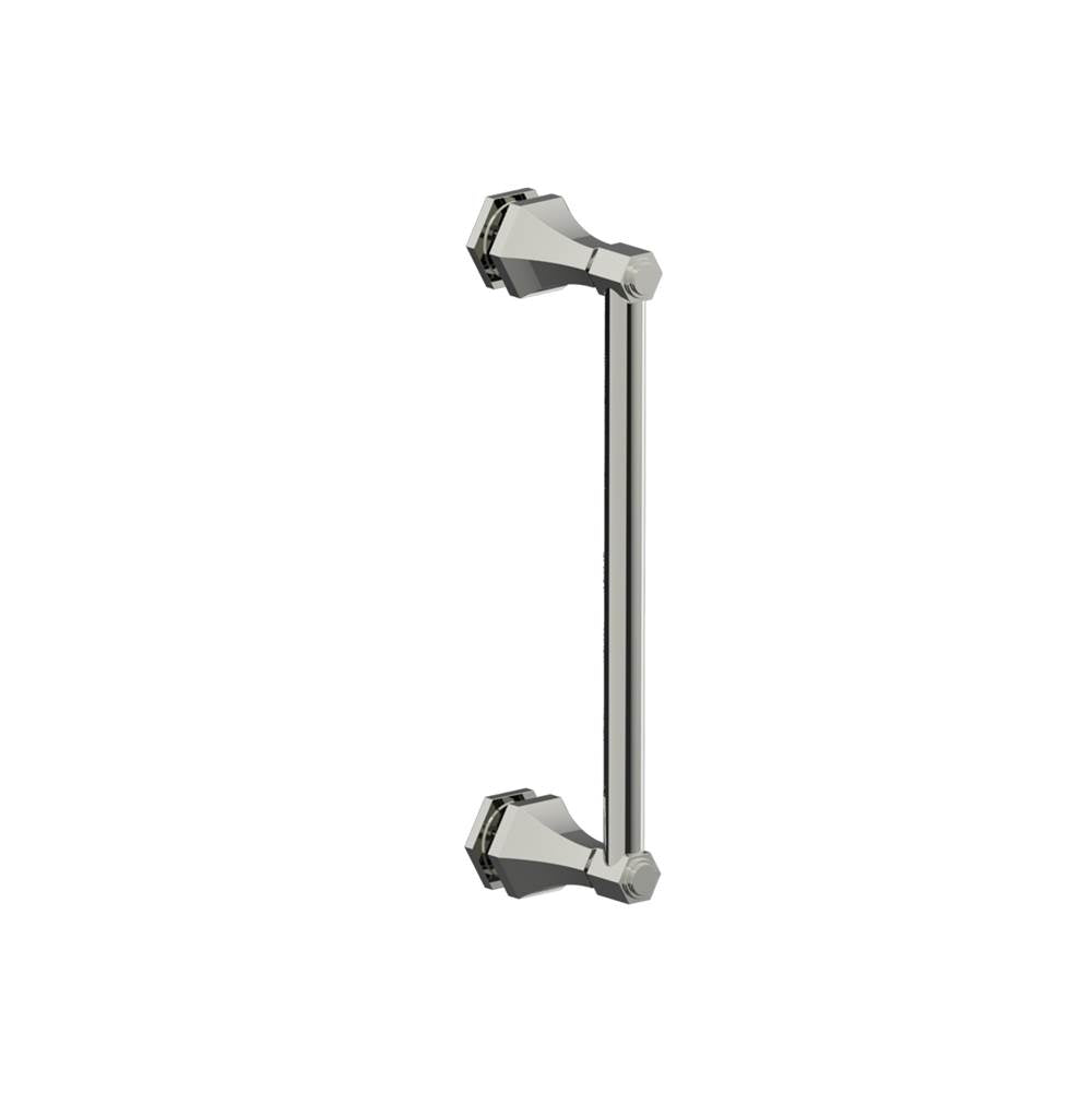 Kartners - PISA - 12-inch Shower Door Handle-Polished Nickel - Polished Nickel
