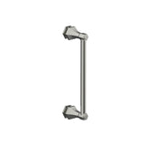 Kartners - PISA - 12-inch Shower Door Handle-Brushed Nickel - Brushed Nickel