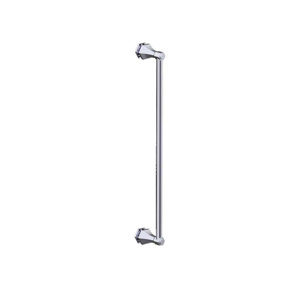 Kartners - PISA - 24-inch Shower Door Handle-Polished Chrome - Polished Chrome