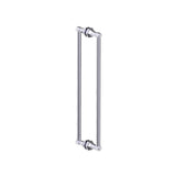 Kartners - PISA - 24-inch Double Shower Door Handle-Polished Chrome - Polished Chrome