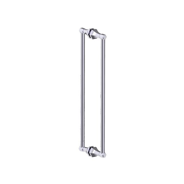 Kartners - PISA - 24-inch Double Shower Door Handle-Polished Chrome - Polished Chrome