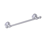 Kartners - LYON - 12-inch Bathroom Towel Bar-Polished Chrome - Polished Chrome