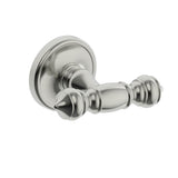 Kartners - LYON - Double Prong Robe Hook-Brushed Nickel - Brushed Nickel