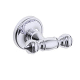 Kartners - LYON - Double Prong Robe Hook-Polished Chrome - Polished Chrome