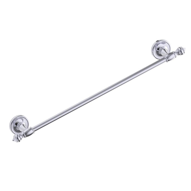 Kartners - LYON - 18-inch Bathroom Towel Bar-Polished Chrome - Polished Chrome