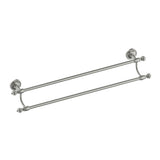 Kartners - LYON - 24-inch Double Bathroom Towel Bar-Brushed Nickel - Brushed Nickel