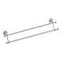 Kartners - LYON - 24-inch Double Bathroom Towel Bar-Polished Chrome - Polished Chrome