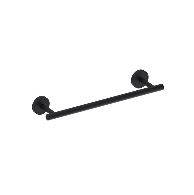 Kartners - BUILDERS - 12-inch Bathroom Towel Bar-Matte Black - Matte Black