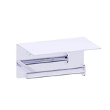 Kartners - BUILDERS - Toilet Paper Holder with Shelf-Polished Chrome - Polished Chrome