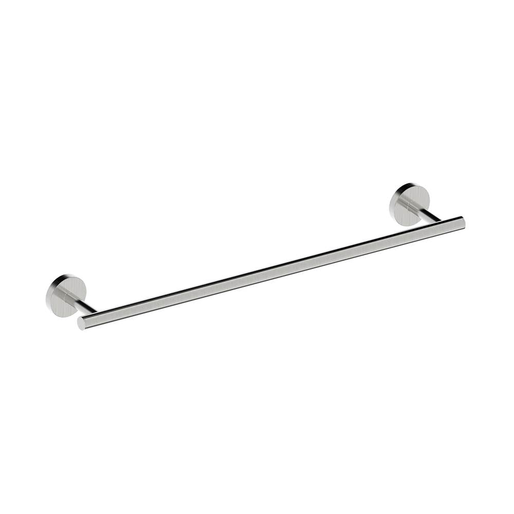 Kartners - BUILDERS - 18-inch Bathroom Towel Bar-Brushed Nickel - Brushed Nickel
