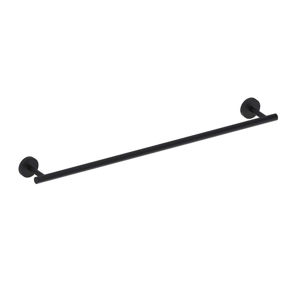 Kartners - BUILDERS - 24-inch Bathroom Towel Bar-Matte Black - Matte Black