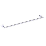 Kartners - BUILDERS - 30-inch Bathroom Towel Bar-Polished Chrome - Polished Chrome