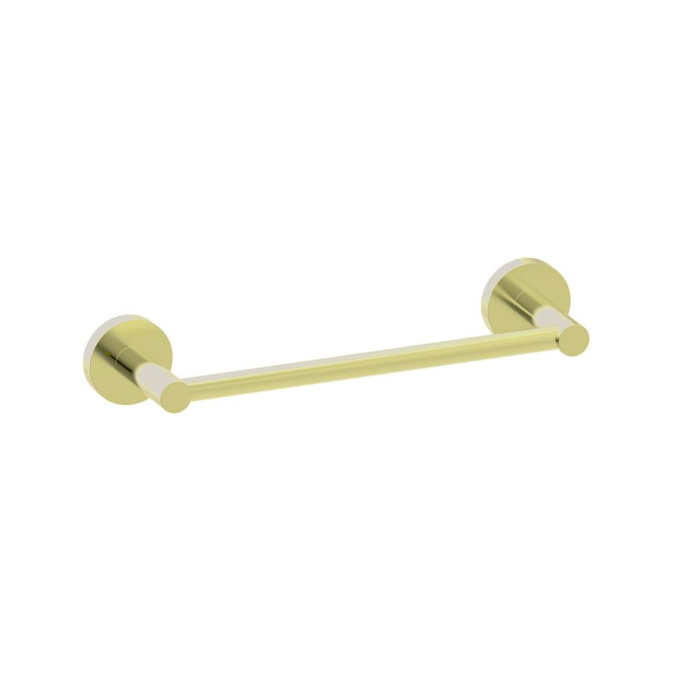 Kartners - CIRCO - 9-inch Bathroom Towel Bar-Brushed Brass - Brushed Brass