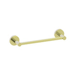 Kartners - CIRCO - 9-inch Bathroom Towel Bar-Brushed Brass - Brushed Brass