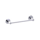 Kartners - CIRCO - 9-inch Bathroom Towel Bar-Polished Chrome - Polished Chrome