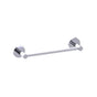 Kartners - CIRCO - 9-inch Bathroom Towel Bar-Polished Chrome - Polished Chrome
