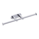 Kartners - CIRCO - Double Toilet Paper Holder-Polished Chrome - Polished Chrome