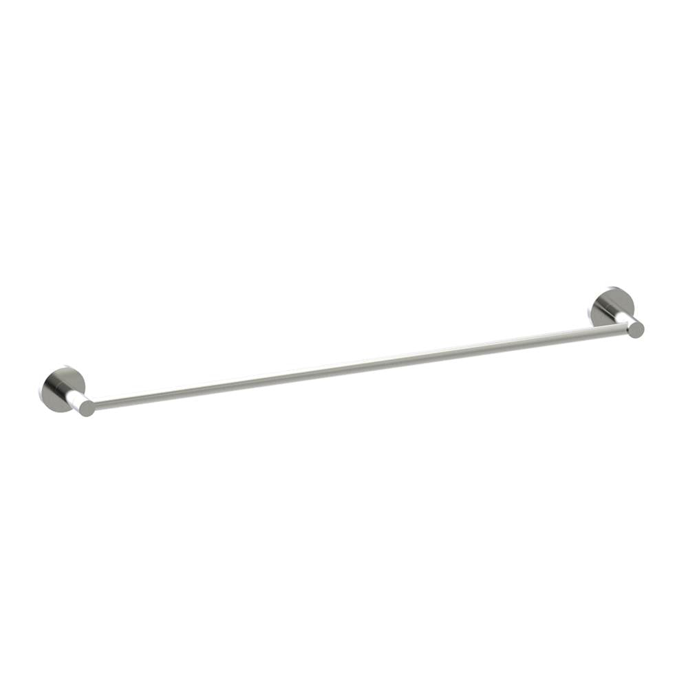Kartners - CIRCO - 24-inch Bathroom Towel Bar-Brushed Nickel - Brushed Nickel