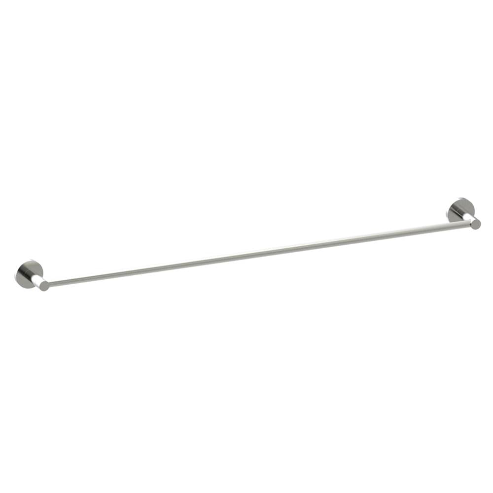 Kartners - CIRCO - 30-inch Bathroom Towel Bar-Brushed Nickel - Brushed Nickel