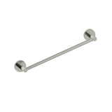 Kartners - CIRCO KNURLED - 12-inch Bathroom Towel Bar -Brushed Nickel - Brushed Nickel
