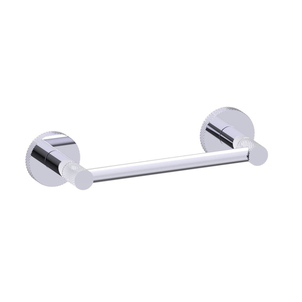 Kartners - CIRCO KNURLED - Pivot Toilet Paper Holder -Polished Chrome - Polished Chrome