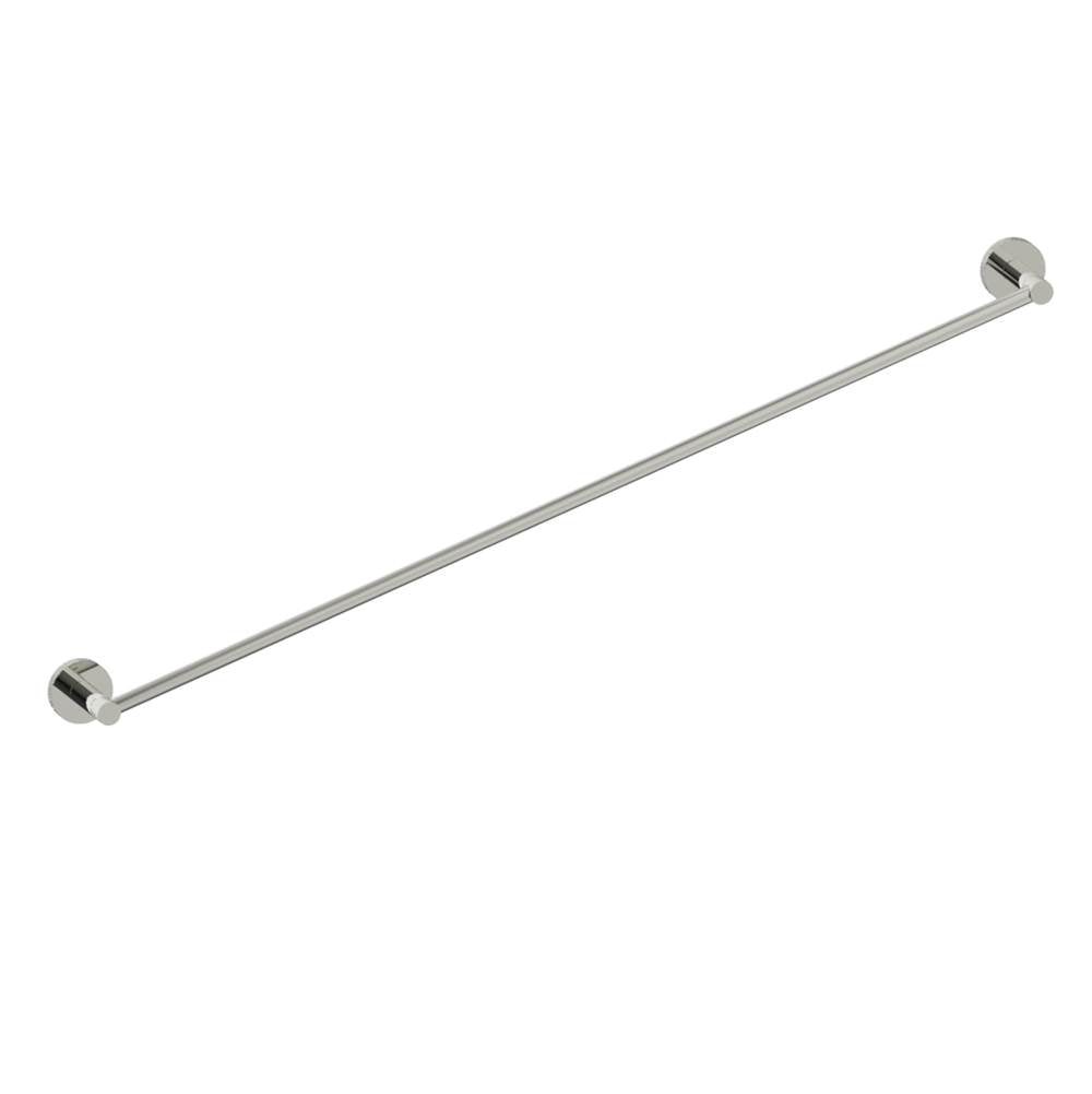 Kartners - CIRCO KNURLED - 30-inch Bathroom Towel Bar-Polished Nickel - Polished Nickel