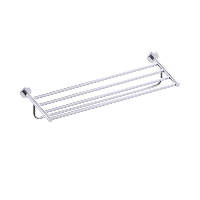 Kartners - CIRCO KNURLED - Towel Shelf-Polished Chrome - Polished Chrome