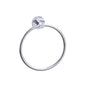 Kartners - CIRCO KNURLED - Towel Ring-Polished Chrome - Polished Chrome