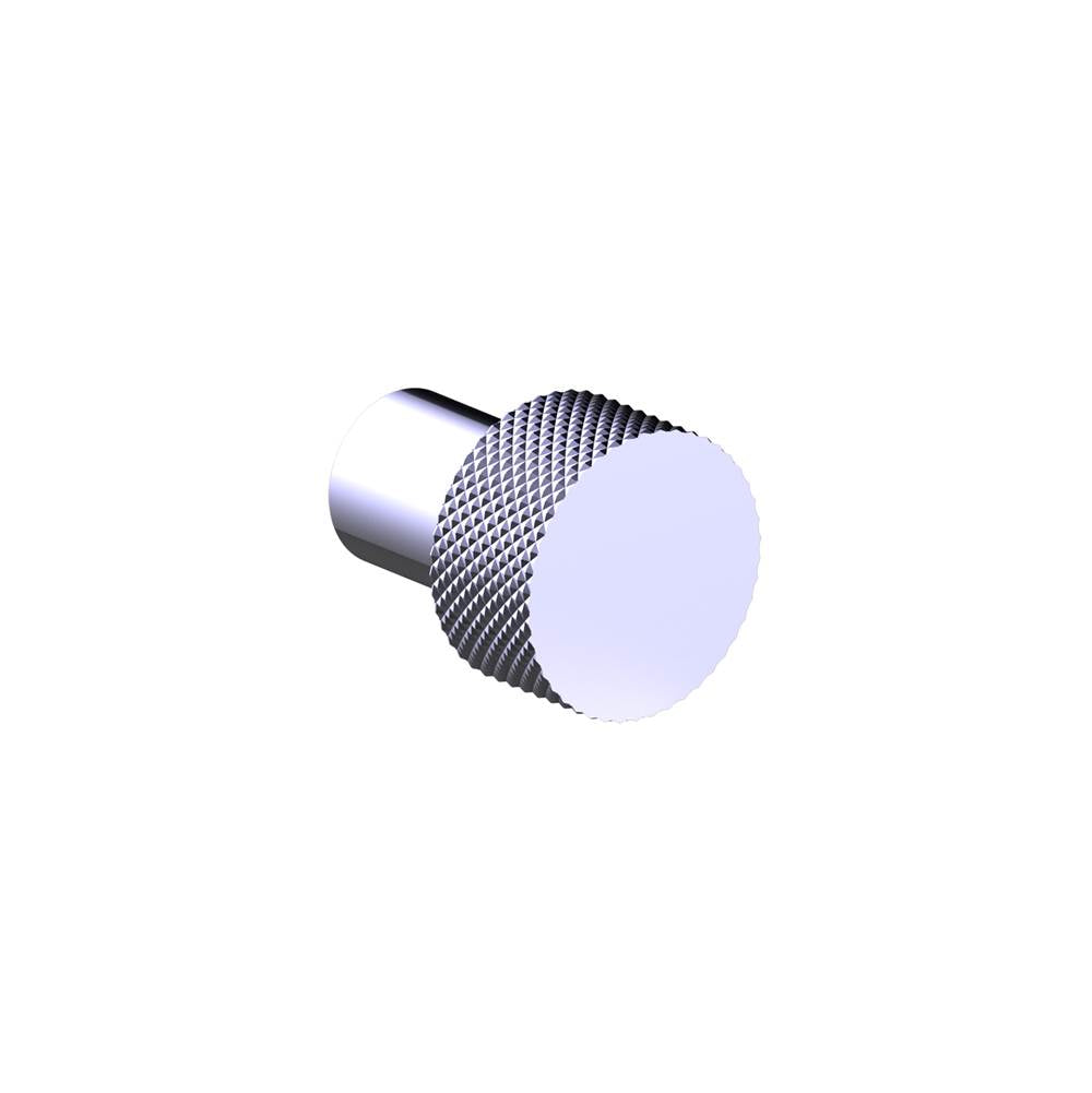 Kartners - CIRCO KNURLED - Cabinet Knob-Polished Chrome - Polished Chrome