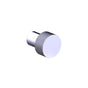 Kartners - CIRCO KNURLED - Cabinet Knob-Polished Chrome - Polished Chrome