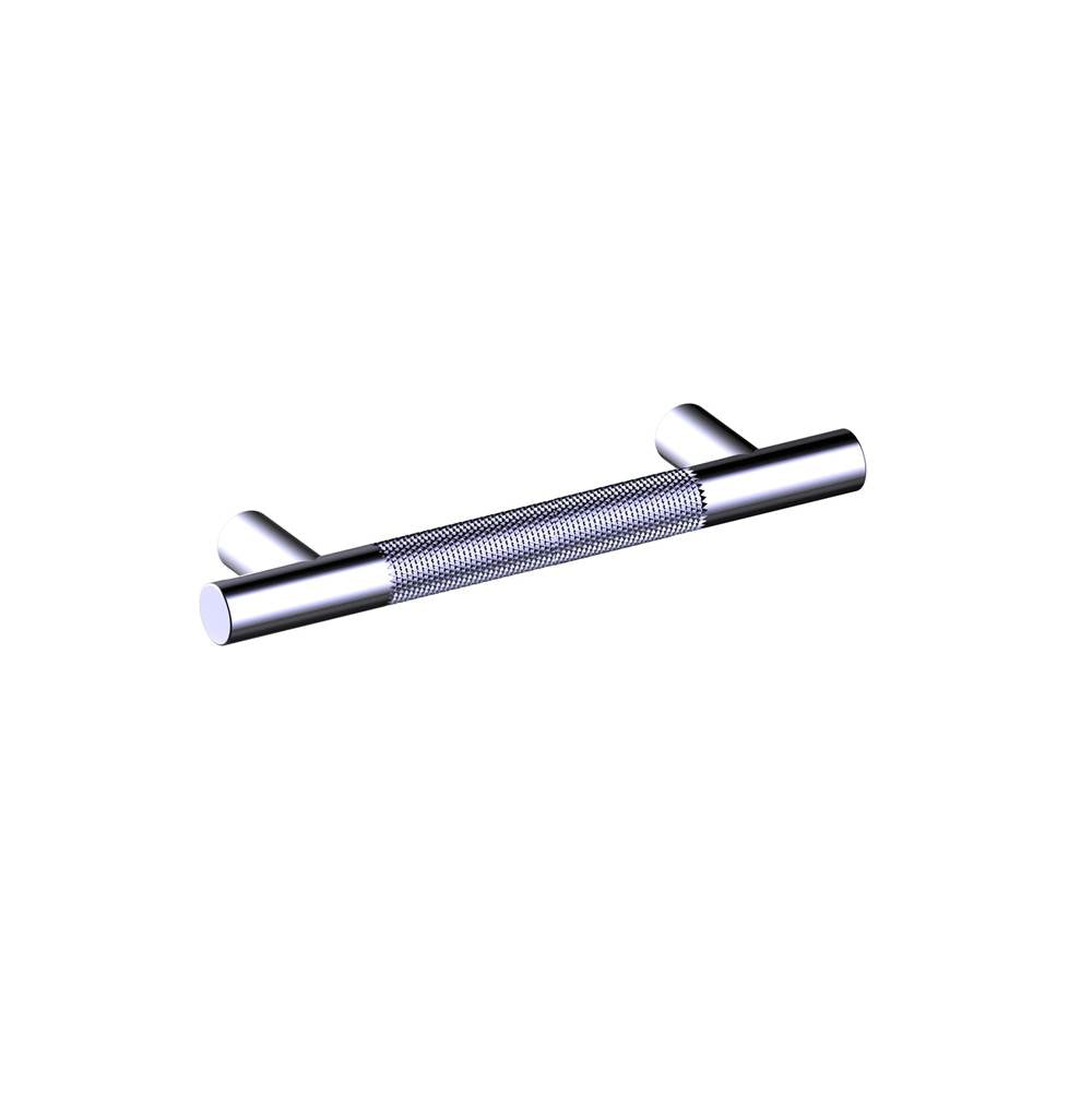 Kartners - CIRCO KNURLED - Cabinet Pull-Polished Chrome - Polished Chrome