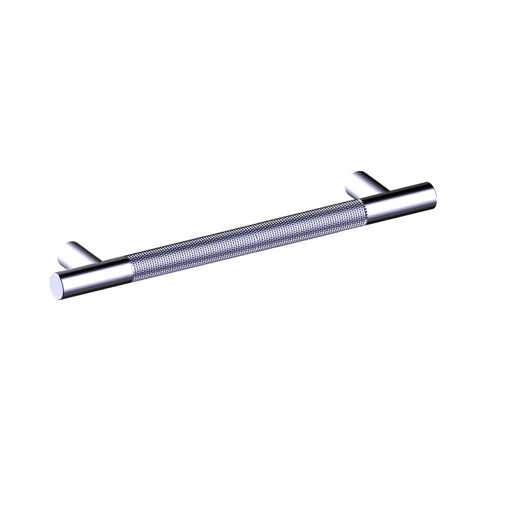 Kartners - CIRCO KNURLED - Cabinet Pull-Polished Chrome - Polished Chrome
