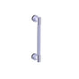 Kartners - CIRCO KNURLED - 12-inch Single Shower Door Handle-Unlacquered Brass - Unlacquered Brass