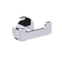 Kartners - SIENA - Double Prong Robe Hook-Polished Chrome - Polished Chrome