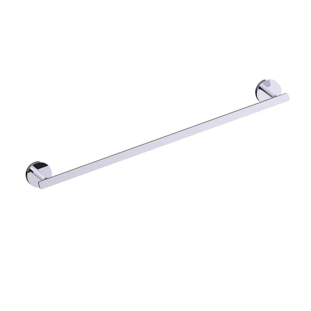 Kartners - SIENA - 18-inch Bathroom Towel Bar-Polished Chrome - Polished Chrome