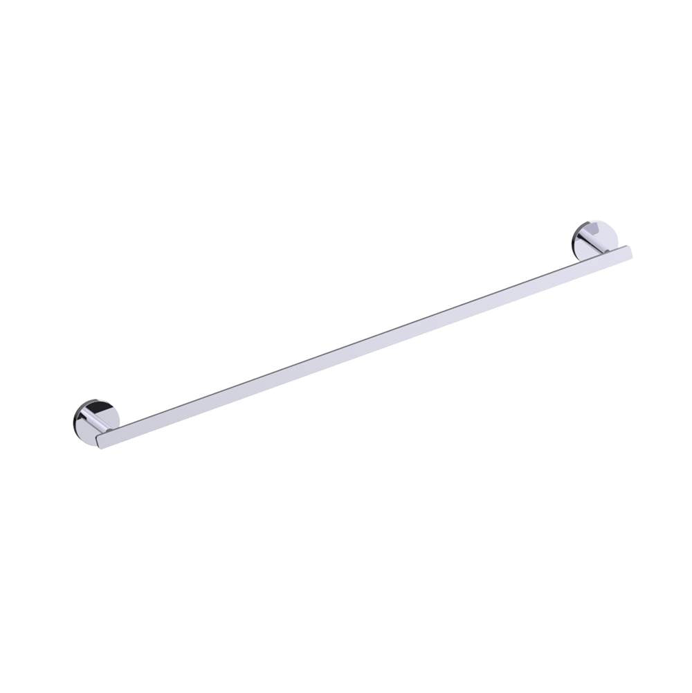 Kartners - SIENA - 24-inch Bathroom Towel Bar-Polished Chrome - Polished Chrome