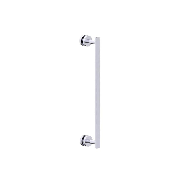 Kartners - SIENA -  18-inch Single Shower Door Handle -Polished Chrome - Polished Chrome