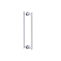 Kartners - SIENA - 18-inch Double Shower Door Handle-Polished Chrome - Polished Chrome