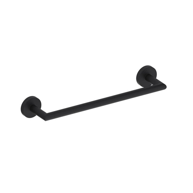 Kartners - BUILDERS - 12-inch Bathroom Towel Bar-Matte Black - Matte Black