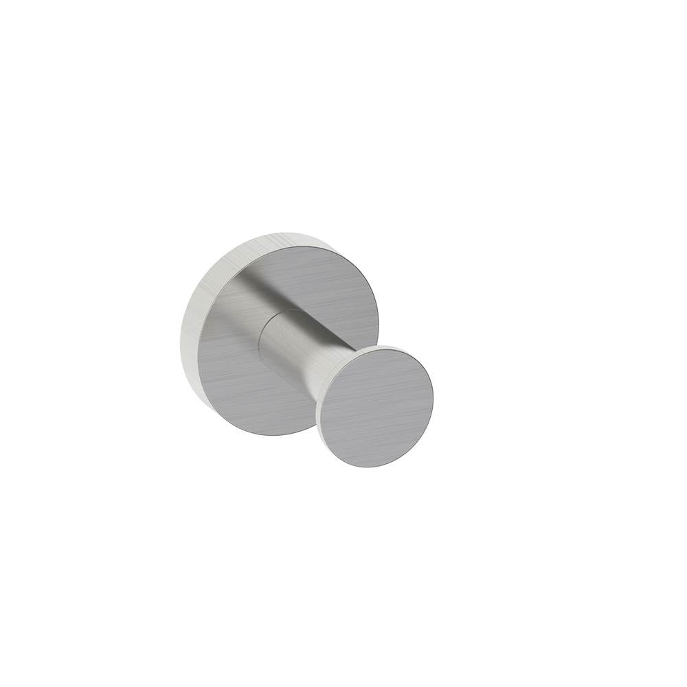 Kartners - BUILDERS - Robe Hook-Brushed Nickel - Brushed Nickel