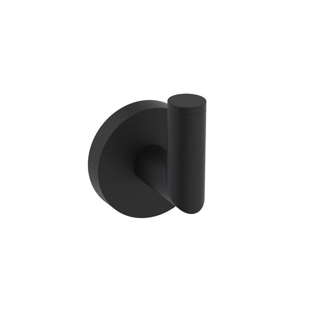 Kartners - BUILDERS - Cylinder Robe Hook-Matte Black - Matte Black