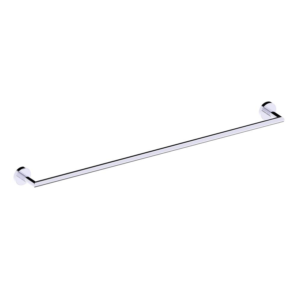 Kartners - BUILDERS - 30-inch Bathroom Towel Bar-Polished Chrome - Polished Chrome